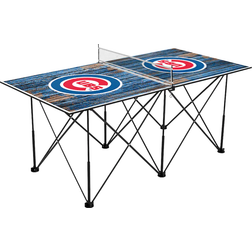 Fanatics Chicago Cubs Weathered Design Pop Up Table Tennis Set