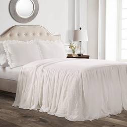 Lush Decor Ruffle Bedspread White (190.5x99.06cm)