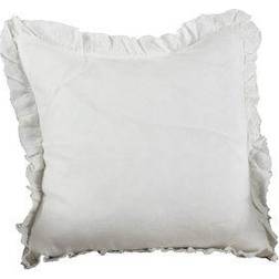 Saro Lifestyle Ruffled Complete Decoration Pillows White (50.8x50.8cm)