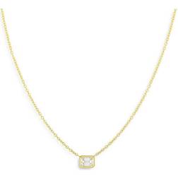 Roberto Coin 18K Yellow Gold Tiny Treasure Diamond Pendant Necklace