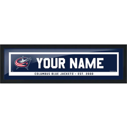 Mustang Columbus Blue Jackets Team Personalized Picture Frame