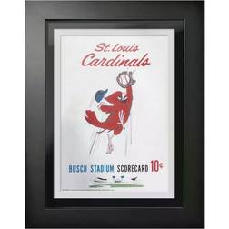 Mustang St. Louis Cardinals 1962 Vintage Framed Program Cover