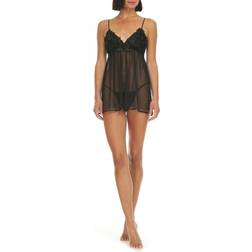 Bellflower Flirty Chemise - Black