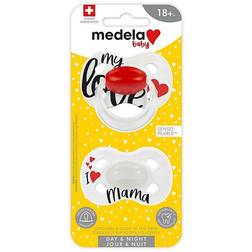 Medela Baby New Day & Night Pacifiers 18+m 2-pack