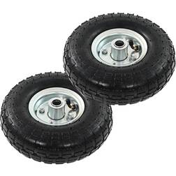 vidaXL Sack Truck Wheels 2 pcs Rubber 4.10/3.50-4 (260x83)