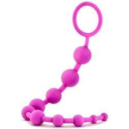 Blush Novelties Luxe Silicone 10 Beads Fuchsia in stock