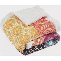 Lush Decor Bohemian Blankets Multicolour (152.4x127cm)