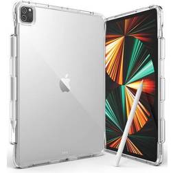 Ringke Fusion Plus Compatible with iPad Pro 12.9 (2021/2020/2018) Case Transparent Shockproof Cover with Pencil Holder Clear