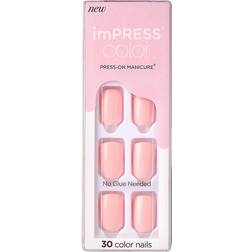 Kiss imPRESS Color Press-on Manicure Pick Me Pink 30-pack