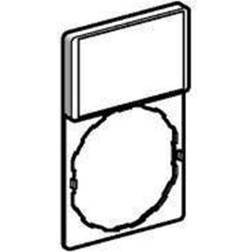 Schneider Electric Skilteholder 30x50 mm med skilt 18x27 mm uden tekst zby6101