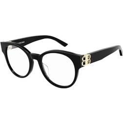 Balenciaga BB 0173O 001, including lenses, ROUND Glasses, FEMALE