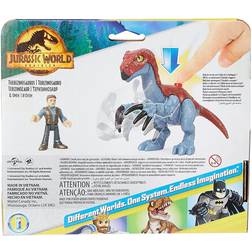 Jurassic World: Dominion Imaginext Therizinosaurus Dinosaur 2-Pack