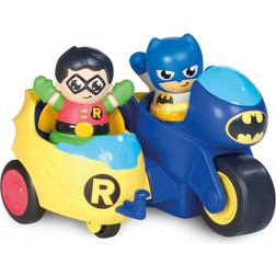 Batman Toomies DC Comics Batman E73260 2 in 1 Batcycle Motorcycle & Sidecar Combination