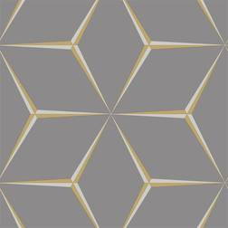Belgravia Belgravia Decor Harper Glitter Yellow Wallpaper
