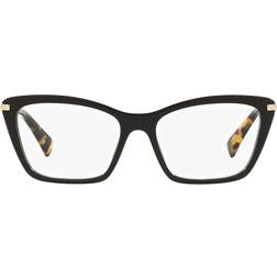 Miu Miu da vista Mu 01uv cod. colore 1ab1o1 Donna Cat eye Nero