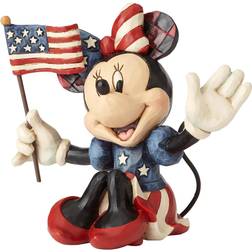 Jim Shore Disney Traditions Minnie Patriotic Mini Figurine