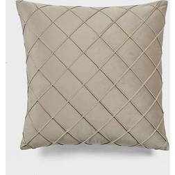 Lush Decor Diamond Pintuck Cushion Cover Grey (50.8x50.8cm)