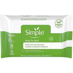 Simple Micellar Cleansing Wipes 25ct