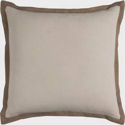 Rizzy Home Trim Complete Decoration Pillows Beige, Brown (55.88x55.88cm)