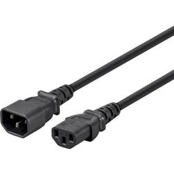 Monoprice 6454 10 ft. 16AWG Power Extension Cord Cable Black