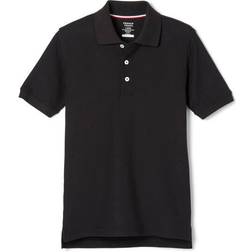 French Toast Boy's Short Sleeve Pique Polo - Black