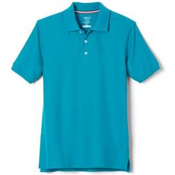 French Toast Boy's Short Sleeve Pique Polo - Teal