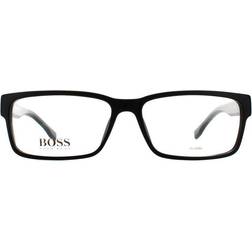 HUGO BOSS Rectangular Matte Black 90031100 One Size