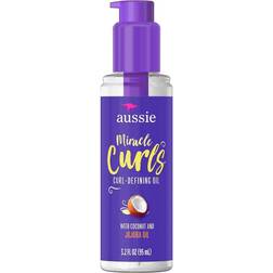 Aussie Miracle Curls Coconut Curl-Defining Oil, 3.2 fl oz