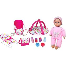 Lissi Dolls Baby Doll Complete Play Set, 10 Piece