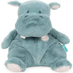 Gund Oh So Snuggly Large Hippo Plush Toy In Blue Grey Blue Grey