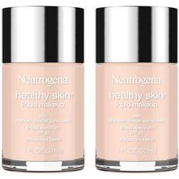 Neutrogena Healthy Skin Liquid Makeup Foundation, Broad Spectrum SPF 20 Sunscreen, Lightweight & Flawless Coverage Foundation with Antioxidant Vitamin