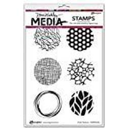 Ranger Dina Wakley Media Cling Stamps 6"X9"-Circle Patterns