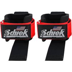 Schiek Power Lifting Straps Red