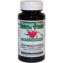 Kroeger Herb Ashwagandha 60 Veg Capsules 60 pcs