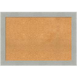 Amanti Art Glam Linen Framed Cork Bulletin Memo Board Notice Board 104.1x73.7cm