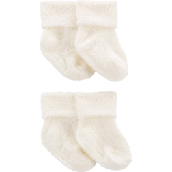 Carter's Foldover Chenille Booties - 4-pack - Cream (1L765510)