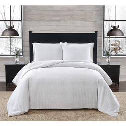 London Fog Flannel Duvet Cover White (228.6x172.72cm)