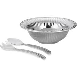 Wilton Armetale Flutes & Pearls Salad Server 3pcs