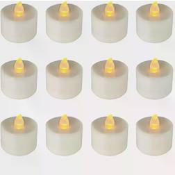 LumaBase Battery Operated Tea Light 12-pack LED Candle 12pcs