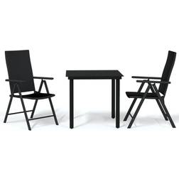 vidaXL 3099101 Patio Dining Set, 1 Table incl. 2 Chairs