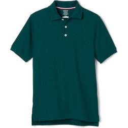 French Toast Boy's Short Sleeve Pique Polo - Green