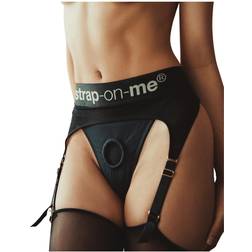 Strap-on-Me Rebel Harnais String avec Porte-jarretelles 2XL