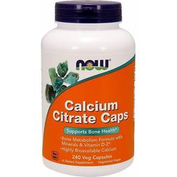 Now Foods Calcium Citrate 240 Veg Caps 240 Veg Caps