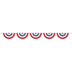 Beistle 59850 Patriotic Bunting Banner