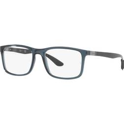 Ray-Ban 8908 5719 Blue Unisex Rectangle