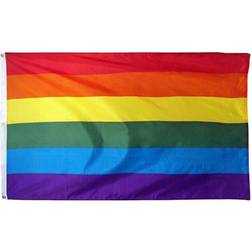 MTK 90*150cm/3*5ft Rainbow flag Gay Pride Peace LGBT Polyester Flag Transgender Banner