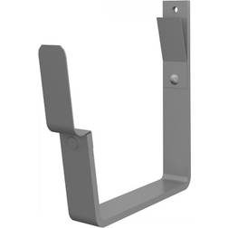 Lindab Rectangular Fascia Bracket 140mm Painted Anthracite Metallic Galvanised Steel RTK07140AM