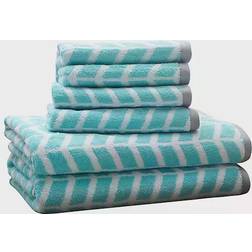 Intelligent Design Nadia 6-pack Towel Blue (137.16x71.12cm)