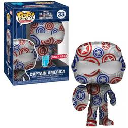 Marvel Captain America Patriotic Artist US Exclusive Pop!