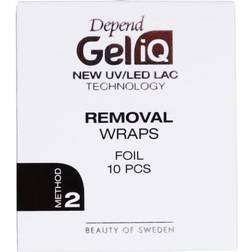 Depend Gel iQ Removal Wraps Foil 10 pcs